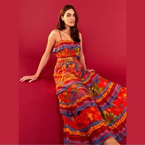 nwt FARM RIO Magic Forest Maxi Skirt ✨ Size S